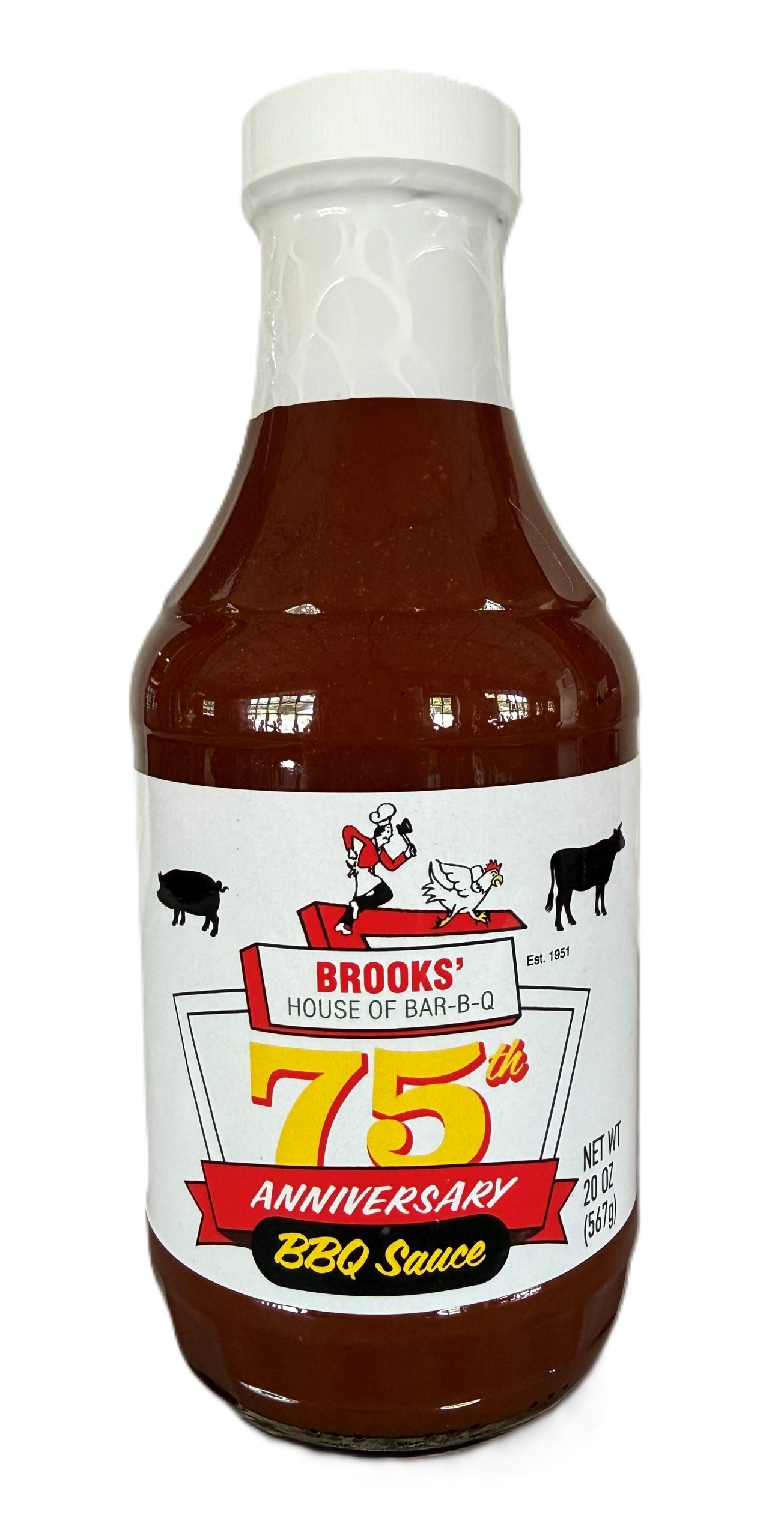 Brooks’ BBQ Original BBQ Sauce 20oz 75th Anniversary Edition