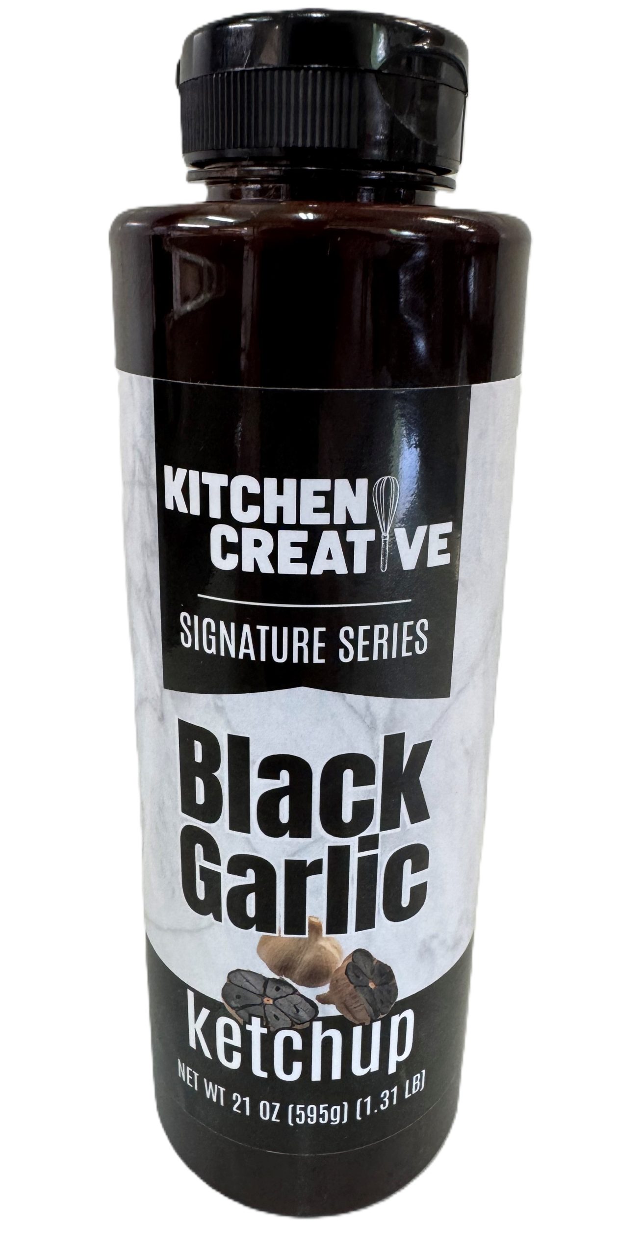 Kitchen Creative Black Garlic Ketchup 21 oz Squeeze Bottle