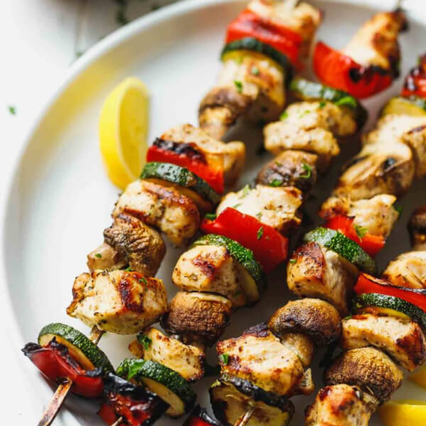 Grilled Chicken Kabobs