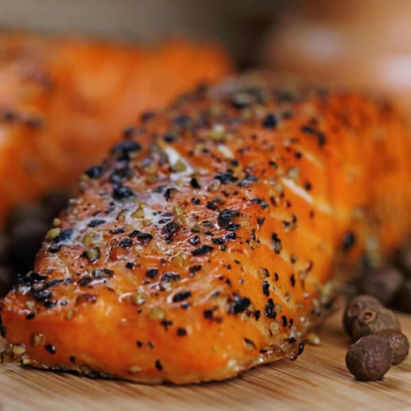 Grilled Salmon w/ Rub